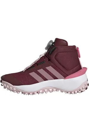 adidas Fortatrail Shoes Kids, Scarpe da Corsa, Shadow Red/Orchid/Clear Pink, 38 EU