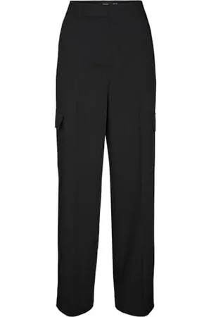 VERO MODA Vmzelda HR Straight Cargo Pant Noos Pantaloni, , 34W x 30L Donna