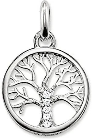Thomas Sabo Tree of Life Collana da Donna con Ciondolo Dell’Albero Della Vita in Sterling 925 Kc0002-051-14