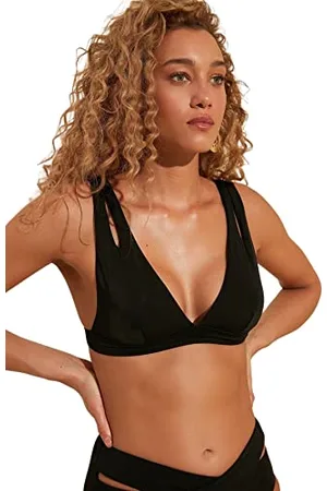 Trendyol Top Bikini in Maglia Triangolo Donna Costumi da Bagno, , 76