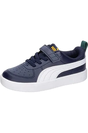 PUMA Rickie AC Inf, Scarpe da Ginnastica Unisex-Bimbi 0-24, Peacoat White, 20 EU