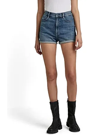G-Star Donna Tedie Denim Shorts, (faded santorini D21001-C911-C767), 24
