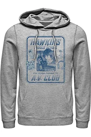 Stranger Things Mike Hawkins AV President Hoodie Hooded Sweatshirt, , M Unisex-Adulto