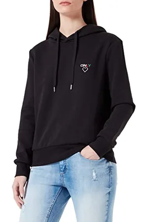 ONLY Onlnoomi L/S Hood Noos Felpa con Cappuccio, , M Donna
