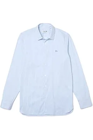 Lacoste Ch0205 Tessuto Camicie, Bianco/Overview, 39 Uomo
