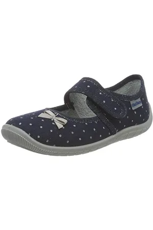 Fischer Pantofole, Blu/Bianco, 25 EU