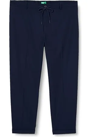 Benetton Pantalone 4jbruf02s, Pantaloni Uomo, Blu 902, 46