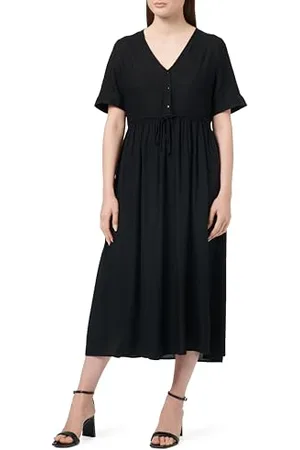 Pieces® PCTALA SS String Tie Midi Dress Noos BC Abito, , X-Large Donna