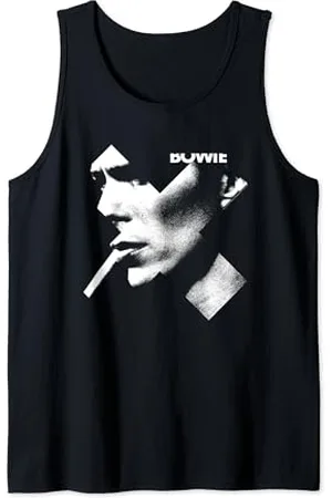 David Bowie Music Rock Cross Smoke Canotta