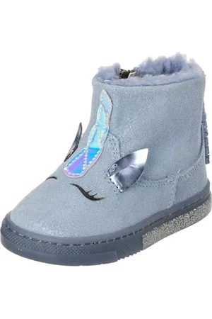 Primigi Baby, Stivaletto Bimba 0-24, Blu (Celeste Glitter), 20 EU Stretta
