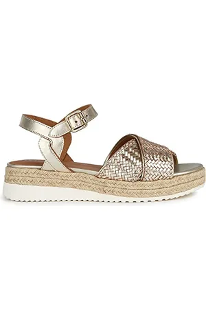 Geox D Eolie, Espadrille Wedge Sandal Donna, , 38 EU