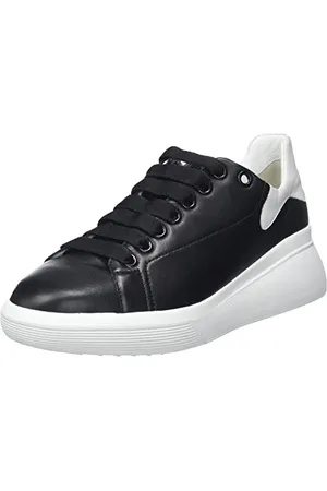 Högl Wave, Scarpe da Ginnastica Donna, Nero/Bianco, 41.5 EU Larga