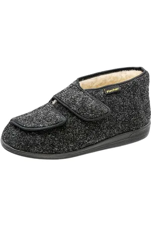 Fischer Fischer Frank, Pantofole a Stivaletto Uomo, Nero (Anthrazit 205), 45 EU