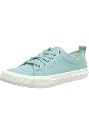 Clarks Roxby Lace, Scarpe da Ginnastica da Donna, Turchese (Turquoise Canvas), 37 EU