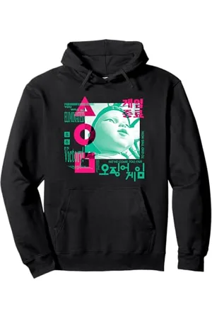 Squid Game Young Hee Overlay Felpa con Cappuccio