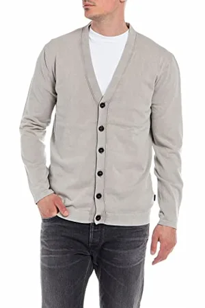 Replay Uk2752 Maglione Cardigan, , S Uomo