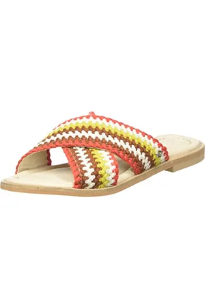 Fred de la Bretoniere Frs1451 Pantofole Crochet, Sandali Piatti Donna, , 36 EU