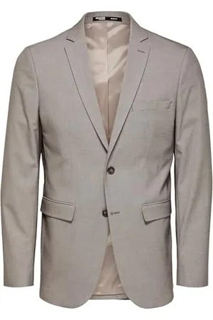 SELECTED Slhslim-Liam Brwn Hounds BLZ Flex B Noos Blazer, Brownie, 98 Uomo