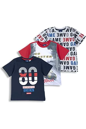 chicco Set T-shirt Con Maniche Corte In Cotone Bambini e ragazzi, , 7 anni
