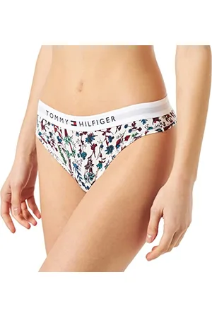 Tommy Hilfiger Perizoma Donna Tanga, (Wuw/Wlw Floral White), L