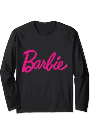 Barbie Felpa da Donna, Logo Ufficiale, Multicolori Maglia a Manica