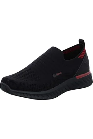 ARA San Diego, Mocassino Uomo, Nero/Rosso, 39 EU