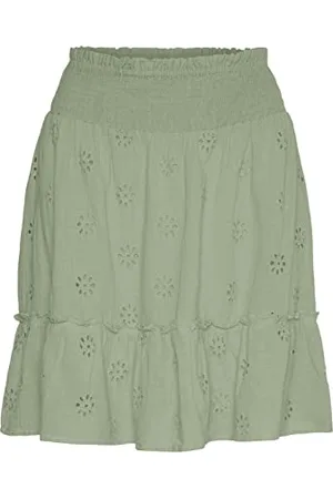VERO MODA Vmmaja HW Skirt Wvn Gonna, , M Donna