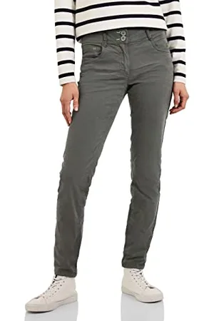 CECIL B376001 Pantaloni in Tessuto Slim, , 36 Donna