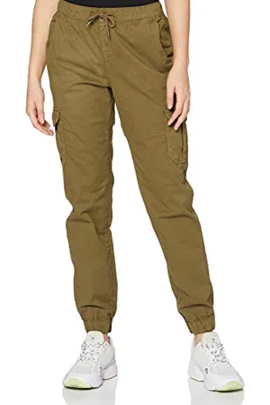 Urban classics High Waist Cargo Jogging Pants Pantaloni, , XXL Donna