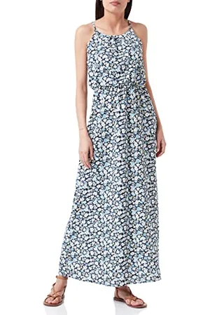 ONLY Onlwinner SL Maxi Dress Noos Wvn Vestito Donna, Multicolore (Night Sky/AOP: Flower Floor), 42