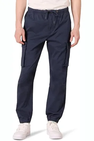 Amazon Pantaloni Jogger Cargo con Coulisse in Vita dalla vestibilità Standard Uomo, , S