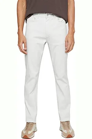 Koton Basic Gabardine Trousers Slim Fit Buttoned Pocket Detailed Pantaloni, (080), 48 Uomo
