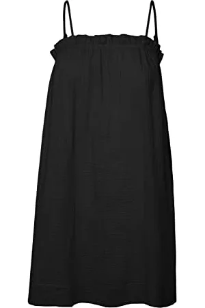VERO MODA Vmnatali Nia Singlet Wvn-Pantaloncini Vestito, , S Donna