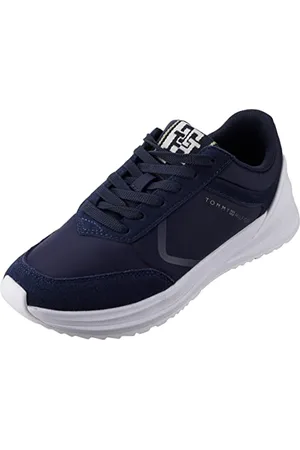 Tommy Hilfiger Sneakers da Runner Donna Cleated Runner Scarpe Sportive, Blu (Space Blue), 41 EU