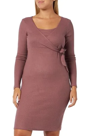 Noppies ASA Ultra Soft Nurs Dress LS Vestito, Rosa tortora-N136, 42 Donna