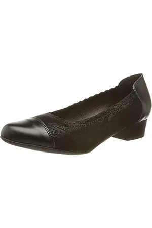 Comfortabel 730007-01_5,5, Scarpe con Tacco Donna, Schwarz, 38 2/3 EU