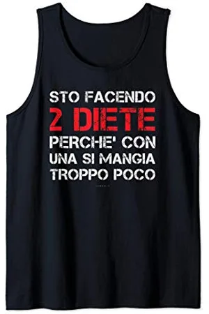 LUMOMIX Canotta Uomo Divertente Sportiva Due Diete S