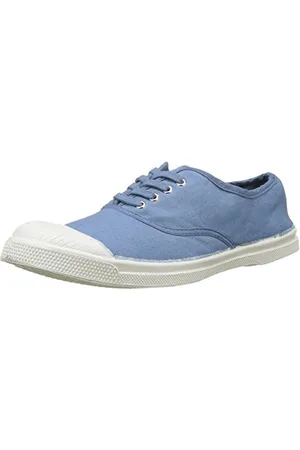 Bensimon Tennis Lacet Femme, Scarpe da Ginnastica Basse Donna, Blu (Denim), 37 EU