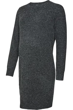 VERO MODA Maternity Vmmdoffy LS O-Neck Dress Ga Noos Abito Lavorato a Magli, , M Donna