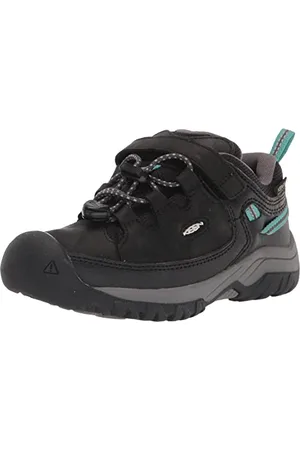 Keen Targhee Low Waterproof, Stivali da Escursionismo, Black/Star White, 29 EU