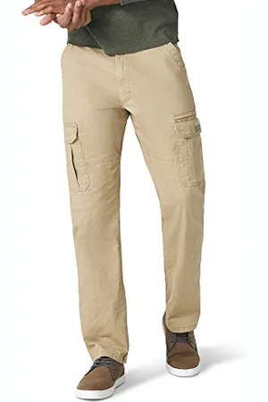Wrangler Wrangler Jeans Uomo Cargo Pant, Relaxed Fit, Straight Leg, (Elmwood), 32W / 32L