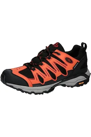 BRUTTING Expedition, Scarpe da Trekking Unisex-Adulto, Nero, Arancione, Rosso, 45 EU