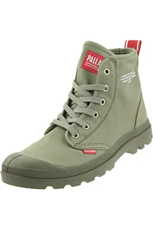 Palladium Pampa Hi Dare, Stivali Sneaker Unisex - Adulto, Verde (Scuro), 36 EU
