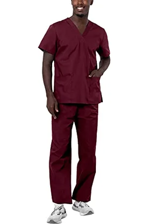 ADAR UNIFORMS 701BRGXS Scrub Medici, Rot , X-Small-Us Donna