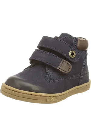 Kickers Tackeasy, Stivali Unisex-Bimbi 0-24, Blu (Marine Perm 10), 19 EU