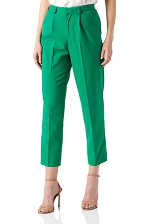 JJXX Jxchloe Regular HW Pant Noos Pantaloni Chino, Verde-Jolly Green, 26W x 30L Donna