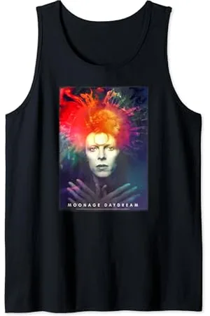 David Bowie Moonage Daydreamer Colour Portrait Pop Music Canotta