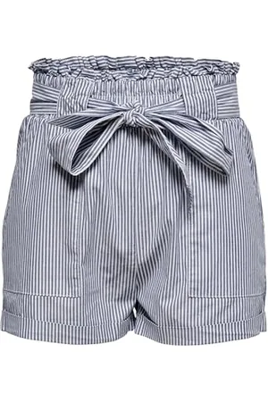 ONLY Shorts Donna Shorts Vita Media con Cintura Paperbag Corta con Elastico, Colore: , Taglia:S