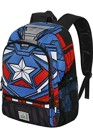 Marvel Captain America Tekk Costume-Zaino Fight FAN 2.0, , 31 x 44 cm, Capacità 24 L