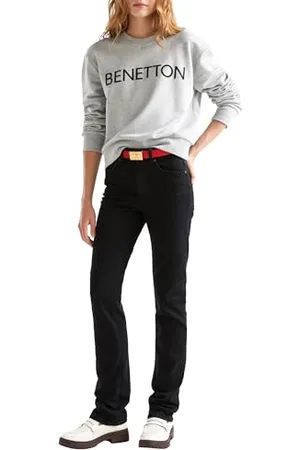 Benetton Pantalone 4orhde00g Jeans, , 33 Donna